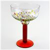 Image 4 : HAND BLOWN STUDIO ART GLASS - MARGARITA GLASSES