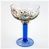 Image 5 : HAND BLOWN STUDIO ART GLASS - MARGARITA GLASSES
