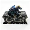 Image 8 : BLUE DRAGON LIDDED BLACK ROSE COFFIN TRINKET BOX