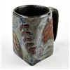 Image 5 : COLLECTIBLE MARA STONEWARE COFFEE MUG - LEAVES