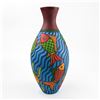 Image 4 : FLOWER VASE SCULPTURE - PATTACHITRA STYLE FISH ART