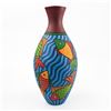 Image 5 : FLOWER VASE SCULPTURE - PATTACHITRA STYLE FISH ART
