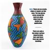 Image 7 : FLOWER VASE SCULPTURE - PATTACHITRA STYLE FISH ART