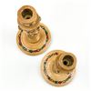 Image 7 : UKRAINIAN INLAID HUTSUL FOLK ART CANDLESTICKS