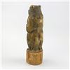 Image 3 : RUSTIC HAND MADE BEAR WOOD CARVING SCULPTURE