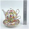 Image 13 : GRACE TEAWARE - FLORAL TEA FOR ONE TEAPOT SET