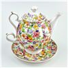 Image 5 : GRACE TEAWARE - FLORAL TEA FOR ONE TEAPOT SET