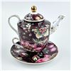 Image 10 : GRACE TEAWARE PEACOCK LOTUS GARDEN TEAPOT SET