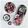Image 4 : GRACE TEAWARE PEACOCK LOTUS GARDEN TEAPOT SET