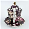 Image 8 : GRACE TEAWARE PEACOCK LOTUS GARDEN TEAPOT SET