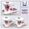 Image 1 : VTG 1980’S ERA ROYAL ELFREDA TEA CUP & SAUCER SETS