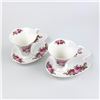 Image 2 : VTG 1980’S ERA ROYAL ELFREDA TEA CUP & SAUCER SETS