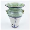 Image 1 : SIGNED JR - STUDIO ART POTTERY DRIP GLAZE VASE