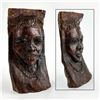 Image 1 : AFRICAN FACE FOLK ART WOOD CARVING SCULPTURE