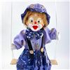 Image 5 : PORCELAIN CLOWN MARIONETTE STYLE DOLL ON SWING