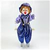 Image 6 : PORCELAIN CLOWN MARIONETTE STYLE DOLL ON SWING