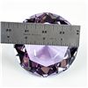 Image 6 : 4” AMETHYST DIAMOND SHAPED JEWEL PAPERWEIGHT