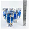Image 11 : VTG ROYAL BLUE ANCHOR HOCKING TUMBLER GLASSES