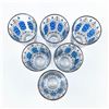 Image 7 : VTG ROYAL BLUE ANCHOR HOCKING TUMBLER GLASSES