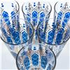 Image 8 : VTG ROYAL BLUE ANCHOR HOCKING TUMBLER GLASSES