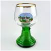 Image 5 : VINTAGE GERMAN ADVERTISING WINE GOBLET GLASSES