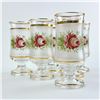 Image 1 : VINTAGE DECOR CRISTALLERIE CORDIAL GLASSES - ITALY