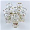 Image 5 : VINTAGE DECOR CRISTALLERIE CORDIAL GLASSES - ITALY