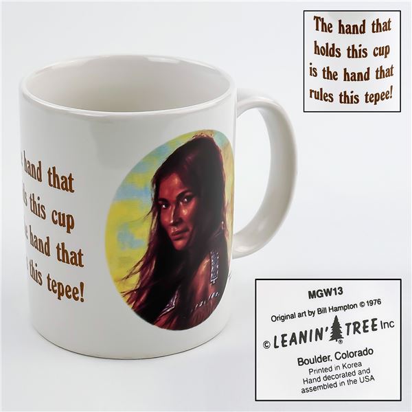 FIRST NATIONS WOMAN PRINCESS COFFEE MUG - 1976