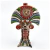 Image 2 : VTG AZTEC MAYAN FOLK ART POTTERY FLUTE SCULPTURE