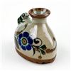 Image 3 : TONALA MEXICAN POTTERY - FROG BUD FLOWER VASE