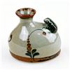 Image 5 : TONALA MEXICAN POTTERY - FROG BUD FLOWER VASE