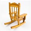 Image 5 : HAND CRAFTED WOODEN ROCKING CHAIR - DOLL TOY