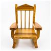 Image 8 : HAND CRAFTED WOODEN ROCKING CHAIR - DOLL TOY