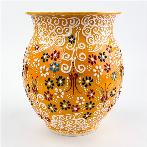 TURKISH STYLE FLOWER VASE OR PLANTER SCULPTURE