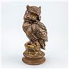 Image 8 : VTG 70’S ERA GREAT HORNED OWL CERAMIC SCULPTURE