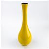 Image 3 : YELLOW LACQUERWARE VASE SCULPTURE - VIETNAM