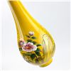 Image 8 : YELLOW LACQUERWARE VASE SCULPTURE - VIETNAM