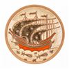 Image 1 : BONIS POTTERY PLATE - HAND MADE IN RHODES GREECE