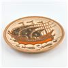 Image 4 : BONIS POTTERY PLATE - HAND MADE IN RHODES GREECE