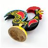 Image 9 : VTG HAND MADE FOLK ART ROOSTER FROM PORTUGAL