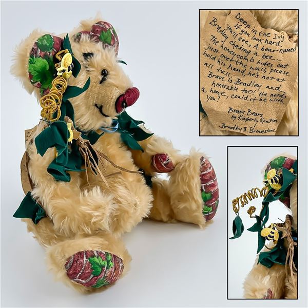 HAND MADE TEDDY BEAR BY KIMBERLEY KNUTSON