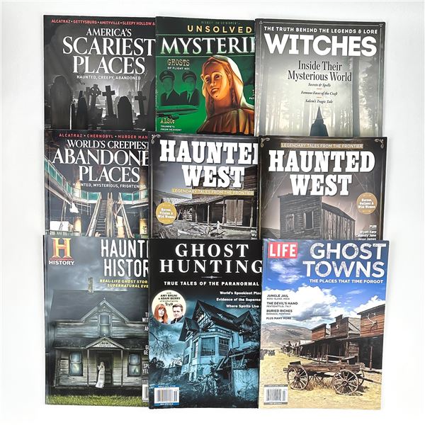 9 - GHOST TOWNS HAUNTED WEST MYSTERY MAGAZINES