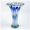 Image 1 : VTG HAND BLOWN STUDIO ART GLASS VASE SCULPTURE