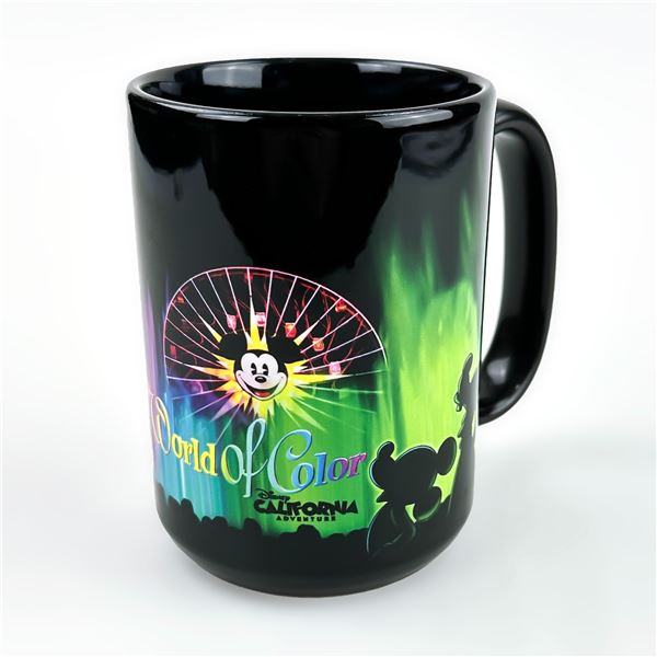 WORLD OF COLOR WALT DISNEY PARKS COFFEE MUG