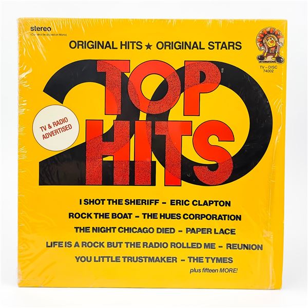 20 TOP HITS - VARIOUS ARTISTS - VINYL RECORD ALBUM