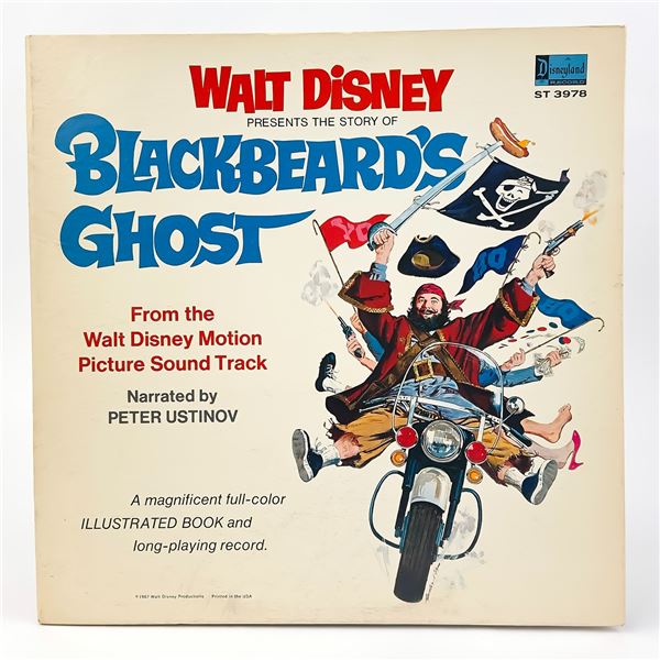 WALT DISNEY BLACKBEARD’S GHOST - VINYL LP RECORD