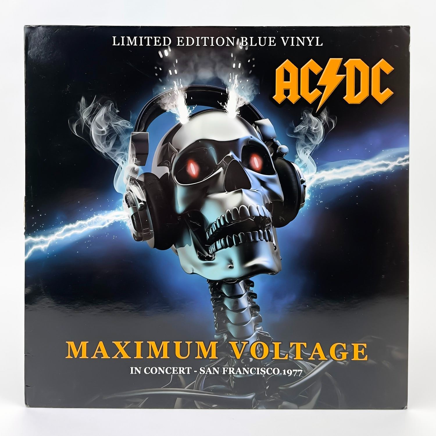 AC/DC LTD BLUE VINYL EDITION - MAXIMUM VOLTAGE LP