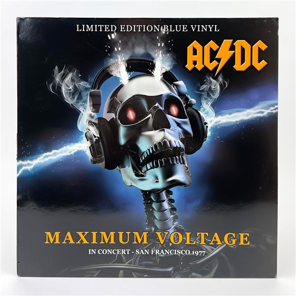 AC/DC LTD BLUE VINYL EDITION - MAXIMUM VOLTAGE LP