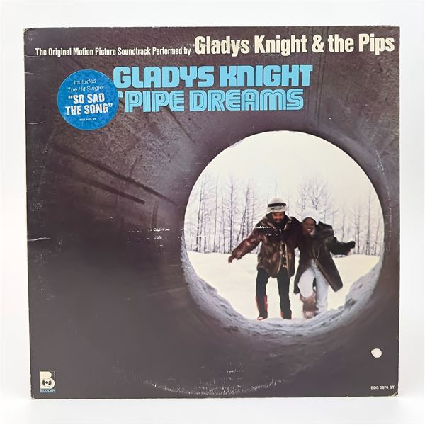 GLADY’S KNIGHT & THE PIPS - PIPE DREAMS - LP RECORD