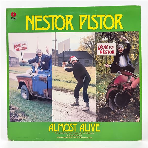 K-TEL NESTOR PISTOR - ALMOST LIVE - RECORD ALBUM